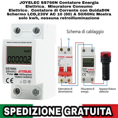 Contatore energia elettrica - energia,